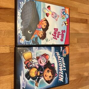 2 Dora the explorer dvds